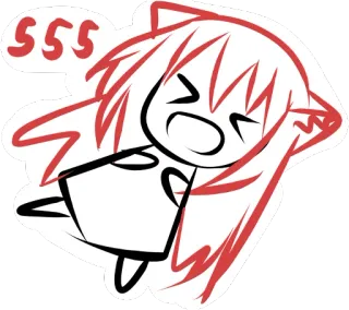 🤣 555 만화, 애니메이션, 만화, 스티커, 캐릭터, 아트, 일러스트 telegram sticker