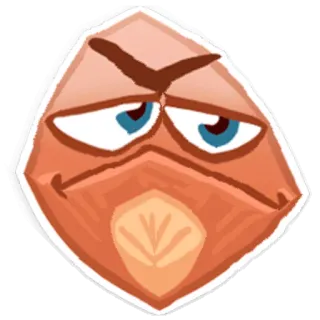 🤔 Phim hoạt hình, Emoji, Khuôn mặt, Tức giận, Khó chịu telegram sticker