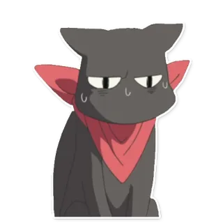😑 แมว, สัตว์, การ์ตูน, สัตว์เลี้ยง, น่ารัก telegram sticker