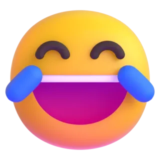 😂 อิโมจิ, หัวเราะ, ร้องไห้, น้ำตา, ตลก telegram sticker