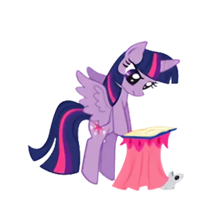 😾 Twilight Sparkle My Little Pony kucyk, kreskówka, Twilight Sparkle, magia, słodki, zwierzę, przyjaźń telegram sticker