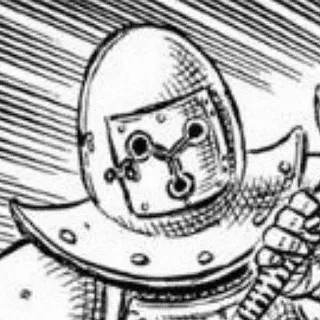 😯 casque, armure, chevalier, médiéval telegram sticker