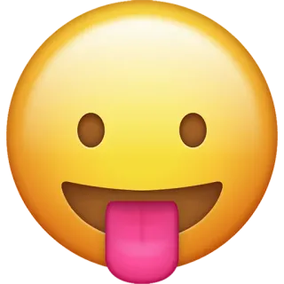 😛 emoji, tongue, face, expression, fun, silly telegram sticker