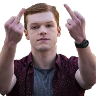 🖕 middle finger, offensive, gesture, rude, flipping off whatsapp sticker