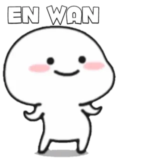 🍡 EN WAN telegram sticker