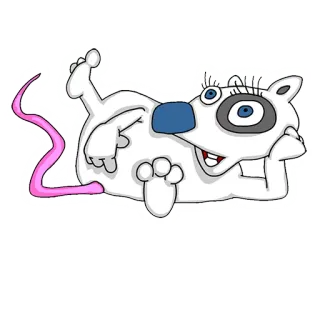 😛 cartoon, mouse, animal, character, whimsical telegram sticker