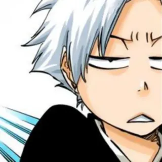 ⚔ Hitsugaya Toushirou Bleach Anime, Kapitan, Poważny, Manga, Shinigami telegram sticker