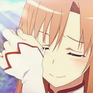 🥲 anime, dziewczyna, płacz, smutny, łzy, emocjonalny, zbliżenie telegram sticker