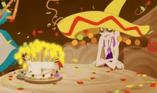 🥳 Yzma The Emperor's New Groove Yzma, Kuzco l'empereur mégalo, Dessin animé, Fête telegram sticker