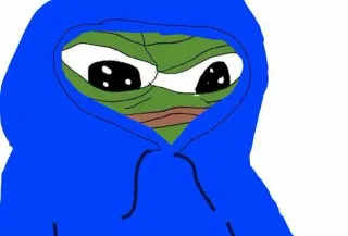 😃 Pepe the Frog Pepe la rana, Meme, Meme de internet, Rana, Rana triste, Dibujo animado telegram sticker
