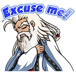 👬 Excuse me! hoạt hình, sticker, biểu cảm, xin lỗi, khó chịu telegram sticker