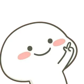 🪃 Hoạt hình, Nhân vật, Cử chỉ khiếm nhã, Dễ thương telegram sticker