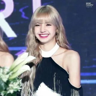 😁 Lisa kpop, cantante, donna, ritratto, celebrità, idol telegram sticker