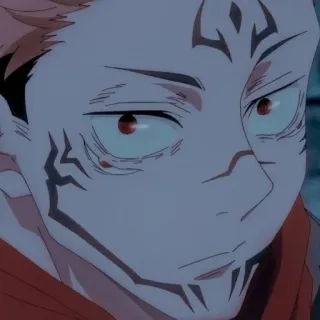 😒 Yuji Itadori Jujutsu Kaisen Аниме, Манга, Юдзи Итадори, Jujutsu Kaisen, Стикер, Мультфильм telegram sticker