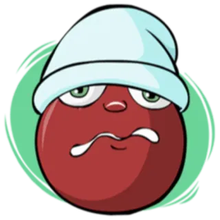 😴 mengantuk, sakit, lelah, kartun, emoji, wajah whatsapp sticker