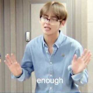 🤡 enough meme, reaction, enough, person, gesture, expression telegram sticker