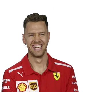 😂 Sebastian Vettel Sebastian Vettel, Fórmula 1, F1, corrida, Ferrari telegram sticker