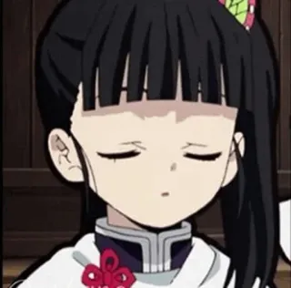 🌸 Kanao Tsuyuri Demon Slayer anime, demon slayer, kanao tsuyuri, sad, manga telegram sticker