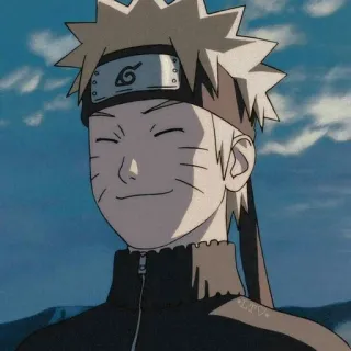 🌟 Naruto anime, cartoon, character, smiling, naruto, manga, ninja telegram sticker