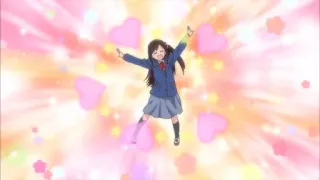 😄 anime, girl, hearts, school uniform, cheerful telegram sticker