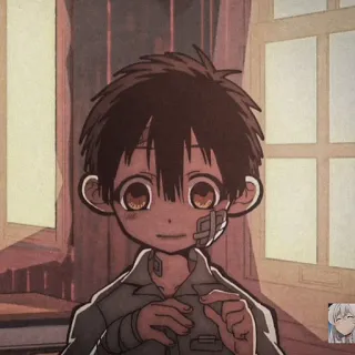 🏮 Hanako-kun Toilet-bound Hanako-kun Anime, Manga, Fantasma, Sobrenatural, Escuela, Lindo, Hanako-kun telegram sticker