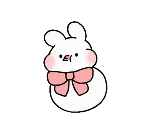 🎁 bunny, cute, kawaii, animal, sticker telegram sticker