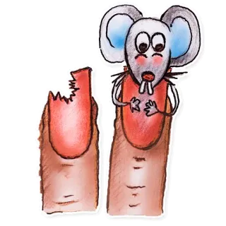 ногтигрызка пак1 telegram stickers