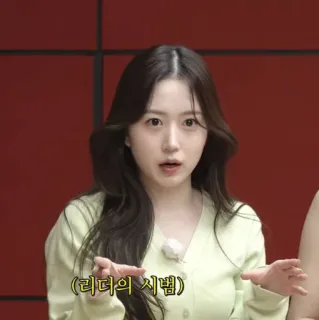 🥰 리더의 시범 mujer, coreano, líder, manifestación telegram sticker