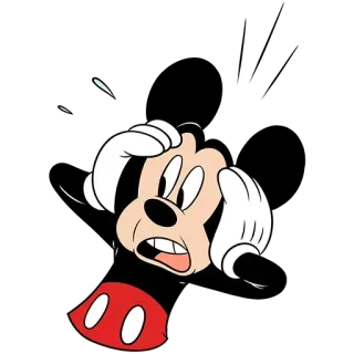 😬 Mickey Mouse Desenho animado, Rato, Chocado, Expressão, Disney, Personagem whatsapp sticker