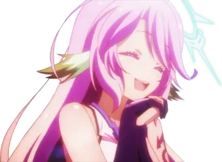 😁 Anime, Sonrisa, Chica, Dibujos animados, Alegre whatsapp sticker