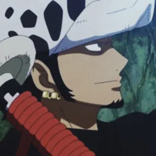 ⚜ Trafalgar Law One Piece 动漫, 海贼王, 特拉法尔加·罗, 海盗, 漫画, 剑 telegram sticker
