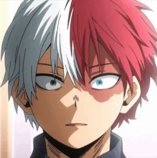 🥢 Shoto Todoroki My Hero Academia Anime, My Hero Academia, Shoto Todoroki, Postać, Manga telegram sticker