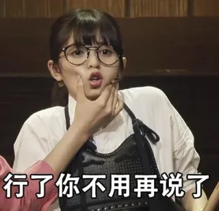 🙅‍♀️ 行了你不用再说了 whatsapp sticker
