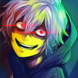 😭 Tomura Shigaraki My Hero Academia anime, villain, my hero academia, tomura shigaraki, manga, creepy, evil telegram sticker