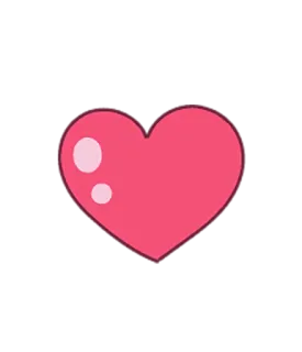 ❤️ hart, liefde, valentijn, romantiek, emoji telegram sticker