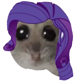 💎 Rarity My Little Pony: Friendship is Magic rarity, meme, sad, crying, mouse, my little pony, mlp, funny, animal telegram sticker