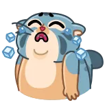 Snow Manul @Emoji_Statuses telegram emojis 😭