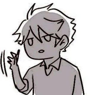 🎶 dito medio, maleducato, offensivo, cartone animato, persona, gesto telegram sticker