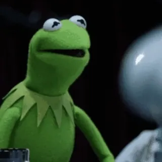 🐸 Kermit 科米蛙, 布偶, 木偶, 青蛙, 绿色, 搞笑, 表情包 whatsapp sticker
