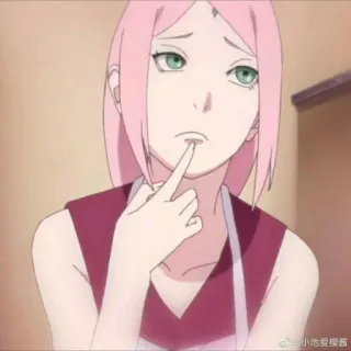🎌 Sakura Naruto Sakura Haruno, Naruto, anime, manga, ninja, sad telegram sticker