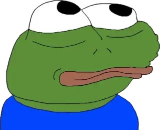 ⬆️ Pepe the Frog 밈, 개구리, 페페, 인터넷 telegram sticker