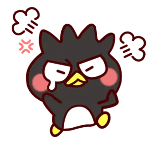 😤 Badtz-Maru Badtz-Maru, Sanrio, pingüino, dibujos animados, triste, llorando whatsapp sticker