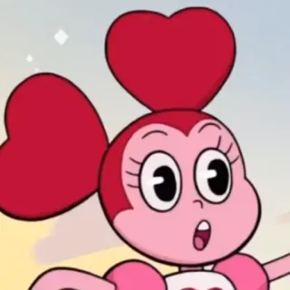 😯 Spinel Steven Universe: The Movie cartoon, character, pink, heart, Spinel, Steven Universe whatsapp sticker