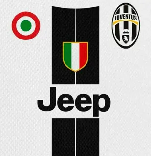 👕 Jeep 吉普, 意大利, 足球, 尤文图斯, 赞助商, 意大利国旗, 球队 whatsapp sticker