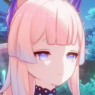 🤨 Sangonomiya Kokomi Genshin Impact Anime, Jeu vidéo, Personnage, Kokomi, Sangonomiya Kokomi telegram sticker