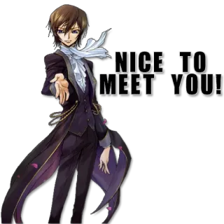 special pack "Lelouch" telegram stickers