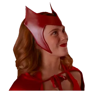 😍 Scarlet Witch Scarlet Witch, Marvel, Super-héros, Comics, Rouge, Cape telegram sticker