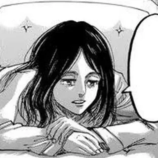 ❤️ Pieck Finger Attack on Titan アニメ, 漫画, ピーク・フィンガー, 進撃の巨人 telegram sticker
