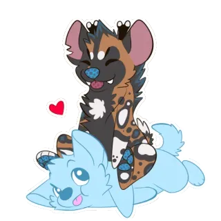😝 chien, chiot, mignon, animaux, dessin animé whatsapp sticker