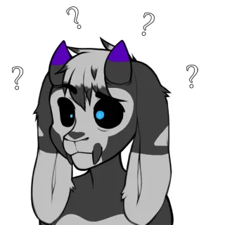 Claude Goat telegram stickers